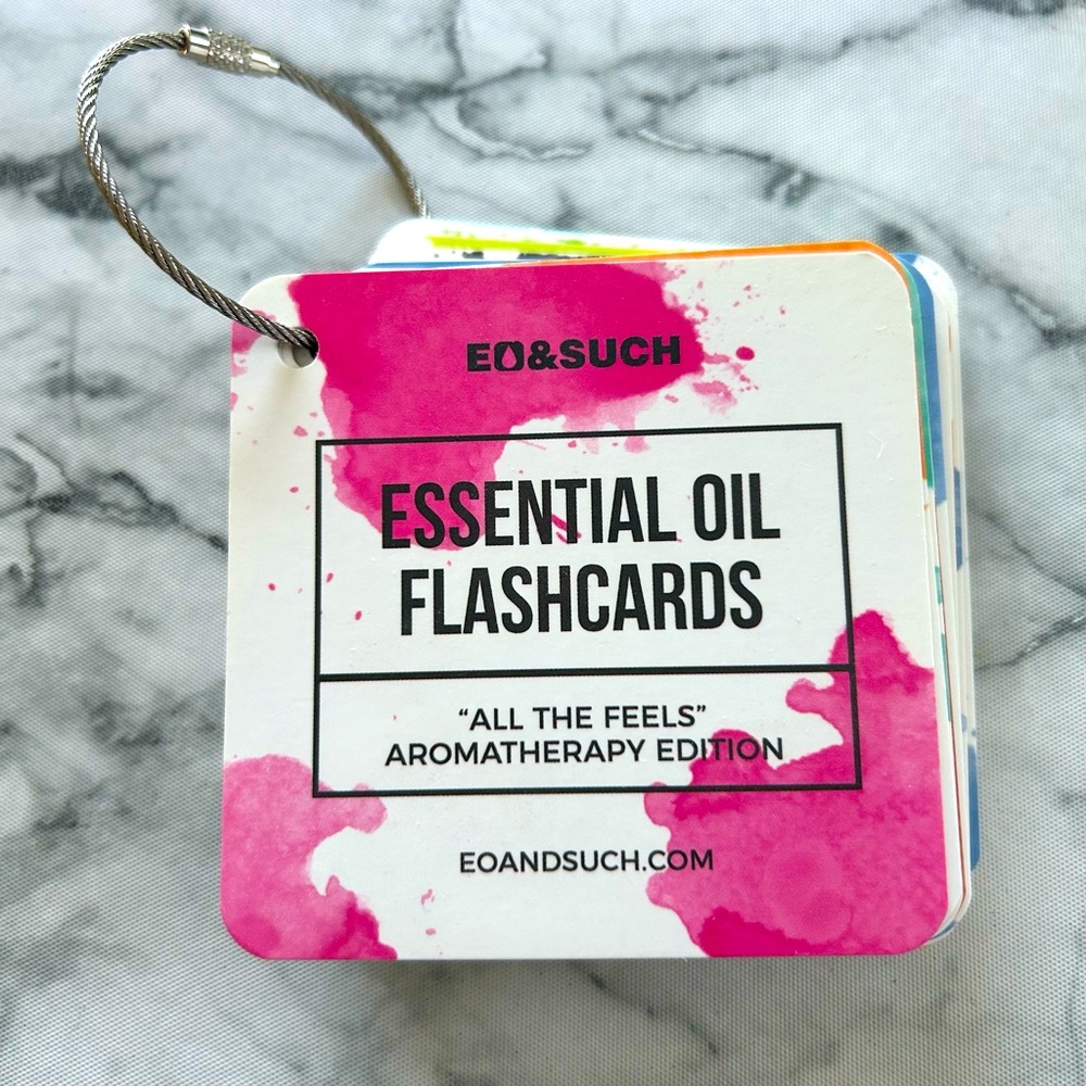 Essential Oil Flashcards, “All the Feels” Aromatherapy Edition